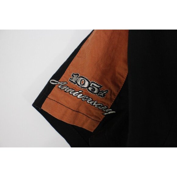 Harley Davidson Womens 1 105th Anniversary Embroidered Button Up Shirt A1582 - Picture 4 of 7
